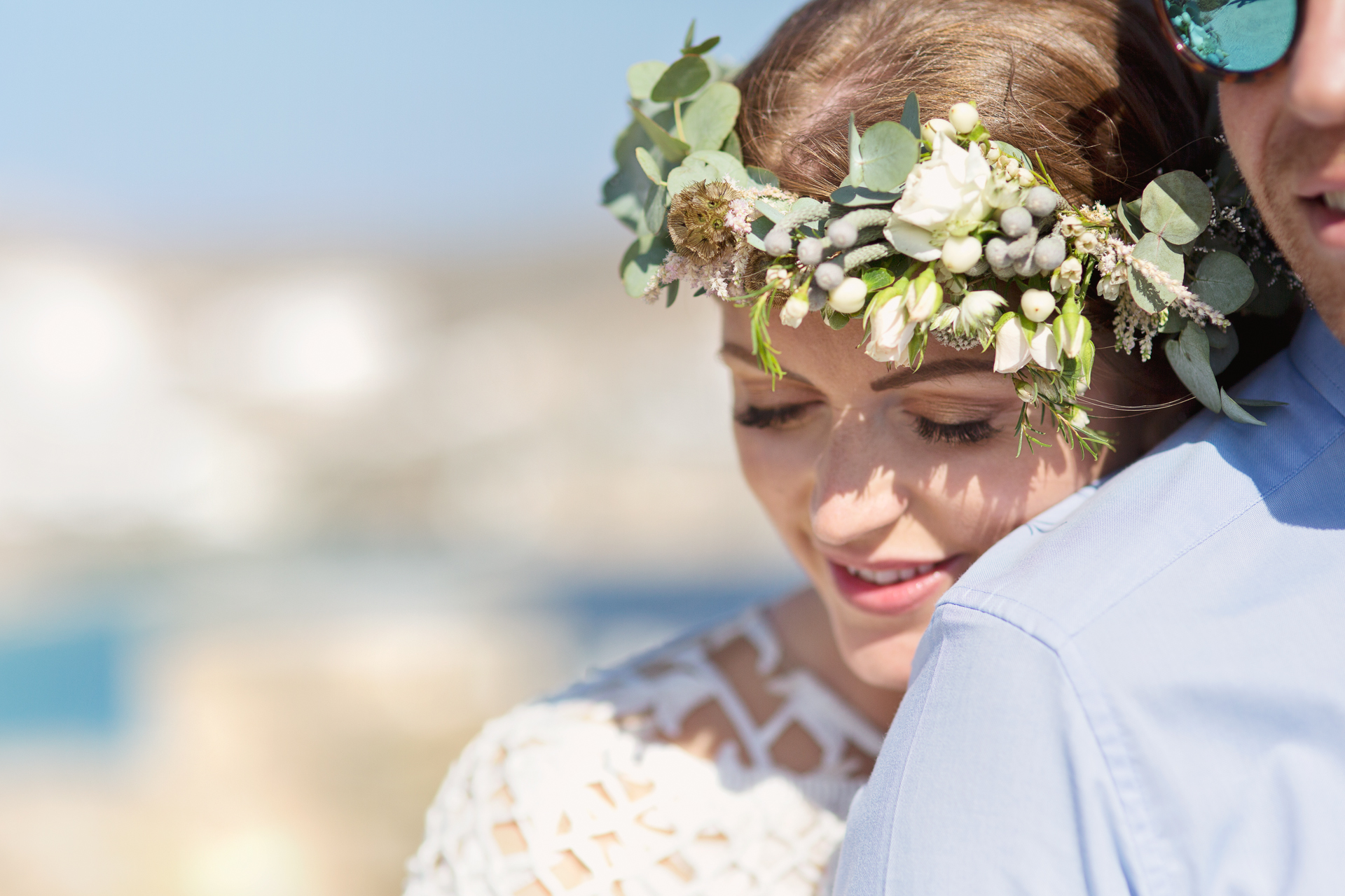 Cotton Candy Photography in Mykonos Destination Wedding