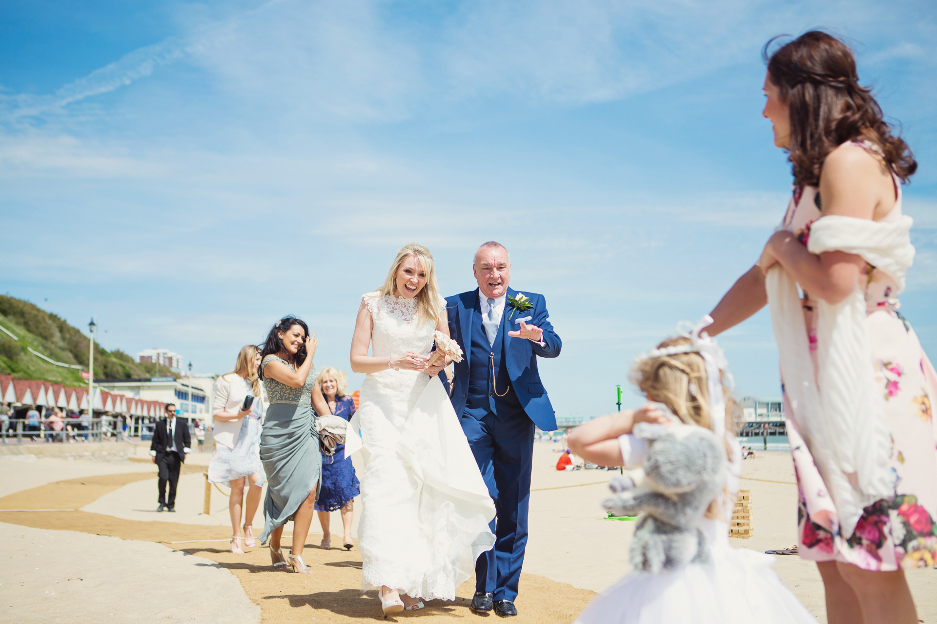 bournemouth beach wedding photography